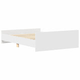 Bed Frame without Mattress White 150x200 cm King Size 3203754