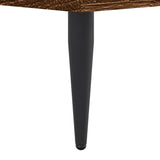 Bed Frame without Mattress Brown Oak 100x200 cm Engineered Wood 832268