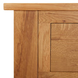 Dressing Table 110x40x75 cm Solid Oak Wood 327437