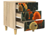 Bedside Cabinet ZAANDAM 2 pcs Sonoma Oak 36 x 33 x 60 cm 8007292