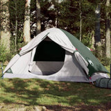 ZNTS Camping Tent Dome 2-Person Green Waterproof 94643