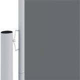 Retractable Side Awning Anthracite 220x600 cm 318014