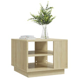 Coffee Table Sonoma Oak 55x55x43 cm Engineered Wood 810292