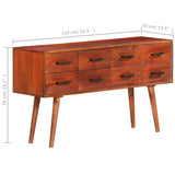 Sideboard 110x30x59 cm Solid Wood Mango 338430