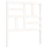 Bed Frame without Mattress White 100x200 cm Solid Wood 3194887