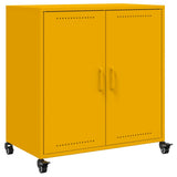 Sideboard Mustard Yellow 68x39x72 cm Steel 846659