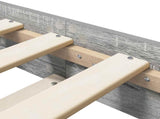 Bed Frame Grey Sonoma 80 x 200 cm Engineered Wood 8009051