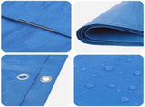 Tarpaulin with Eyelets Blue 6 x 12 m 90 gsm PE 42039491