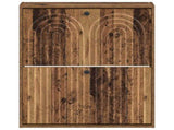 Wall-Mounted Shoe Cabinet ALKMAAR 71 x 17 x 86 cm Old Wood 896203