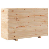 ZNTS Garden Planter 110x40x72 cm Solid Wood Pine 3282639