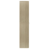 Shoe Cabinet Sonoma Oak 80x35.5x180 cm Engineered Wood 800291