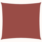 135363 Sunshade Sail Oxford Fabric Square 7x7 m Terracotta