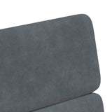 Dining Chairs with Wheels 2 pcs Dark grey 58 x 65 x 98 cm 42017876