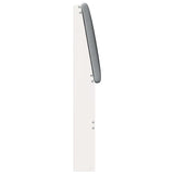 Upholstered Headboard Light Grey 100 cm Solid Pine Wood 879303