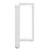 Dining Table Legs T-Shaped 2 pcs White 80x35x cm Steel 4013061