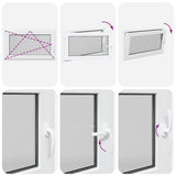 Basement Window "RISOR" 100x70 cm Tilt&Turn DIN Left White 4108325