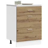 Kitchen Base Cabinet Lyon Artisan Oak Engineered Wood 854258
