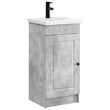 Bathroom Vanity with Sink Concrete Grey 42 x 40 x 84.5 cm 890057