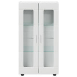 Sideboard with Shelf FLORIN High Gloss White 55.5 x 29 x 100 cm 880255