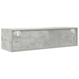 TV Cabinets 2 pcs Concrete Grey 100x31x25.5 cm Engineered Wood 861479