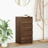 Sideboard Brown Oak 37.5x35x76 cm Engineered Wood 861757