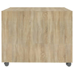 Coffee Table Sonoma Oak 55x55x40 cm Engineered Wood 810929