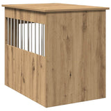 Dog Crate Furniture Artisan Oak 55x80x68 cm Engineered Wood 857643