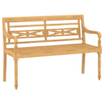 ZNTS 4 Piece Garden Lounge Set Solid Teak Wood 3087051