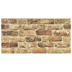 3D Wall Panels with Dark Sand Brick Design 10 pcs EPS 147202