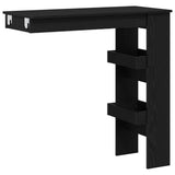 Wall Bar Table Black Oak 102 x 45 x 103.5 cm Engineered Wood 862748