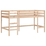 Kids' Loft Bed with Tunnel without Mattress Blue 90x200cm 3206992