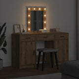 Dressing Table with Door Brown 50 x 41 x 135 cm Engineered Wood 3334262