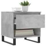 Coffee Tables 2 pcs Concrete Grey 50x46x50 cm Engineered Wood 830933