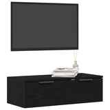 Wall Cabinet Black Oak 68 x 30 x 20 cm Engineered Wood 862776