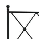 Metal Replace Headboard Black 160cm 376537