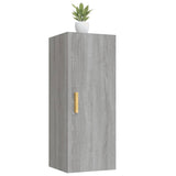 Wall Cabinet Grey Sonoma 34.5x34x90 cm Engineered Wood 817439