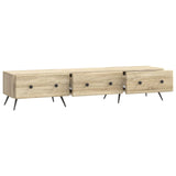 TV Cabinet Sonoma Oak 147 x 34.5 x 30 cm Engineered Wood 895627