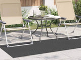 Area Rugs Rectangular PALMERAS Anthracite 200 x 80 cm Polyester 42022662