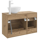 Bathroom Furniture Set 2 pcs Artisan Oak Engineered Wood 3403959