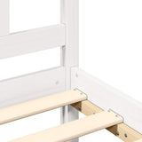 Bed Frame without Mattress White 100x200 cm Solid Wood Pine 3191962
