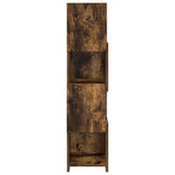 Corner Cabinet 25.5x25x102cm Engineered Wood Smoked Oak 889809