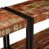 Console Table Multicolour 160 x 33 x 75 cm Solid reclaimed wood 4104741