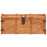 ZNTS Storage Chest 90x40x40 cm Solid Acacia Wood 289643