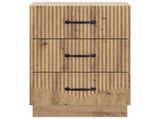 Bedside Cabinet Artisan Oak 43 x 41 x 63.5 cm Engineered Wood 895254