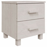 Bedside Cabinets HAMAR 2 pcs White 40x35x44.5 cm Solid Wood 340409
