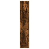 Bookcase Smoked Oak 80x30x152 cm Engineered Wood 857944