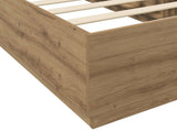 Bed Frame Artisian Oak 80 x 200 cm Engineered Wood 3429660