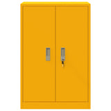 Storage Cabinet Mustard Yellow 60 x 40 x 90 cm Steel 891727