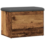 Storage Bench Old Wood 62x42x45 cm Engineered Wood 857615