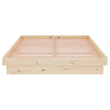 Bed Frame without Mattress Solid Wood Small Double 819942